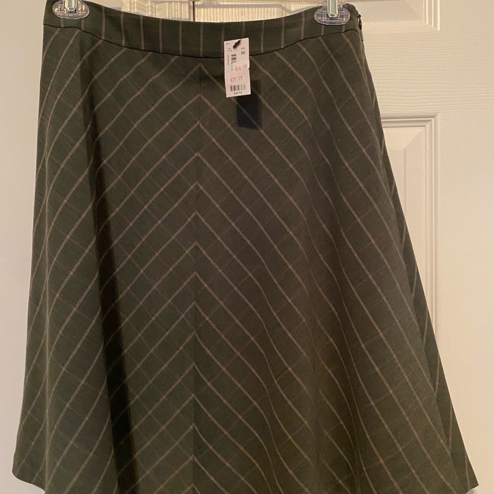 The Limited Gray A-Line Knee-Length Skirt for Work